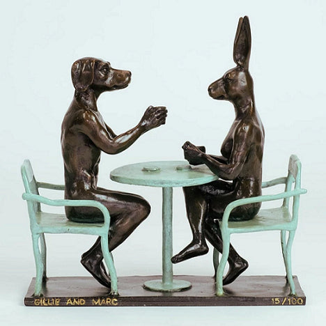 They drank coffee all day and all night